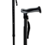 Трость алюминиевая легкая GB-818, мягкая рукоятка Toros-Group, Тип 1153 (черный) 2