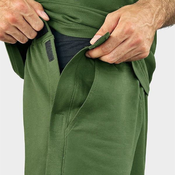 Адаптивні чоловічі штани на липучках PLUS PLUS (хакі) 3