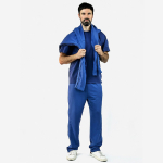 Адаптивні чоловічі штани на липучках PLUS PLUS (синій) 2