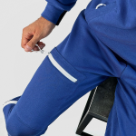 Адаптивний чоловічий костюм (світшот + штани) на блискавках PLUS PLUS (синій) 6