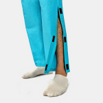 Адаптивні чоловічі штани з бязі на липучках PLUS PLUS (м'ятно-блакитний) 2