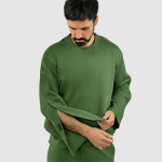 Адаптивний чоловічий світшот на липучках PLUS PLUS (хакі) 2