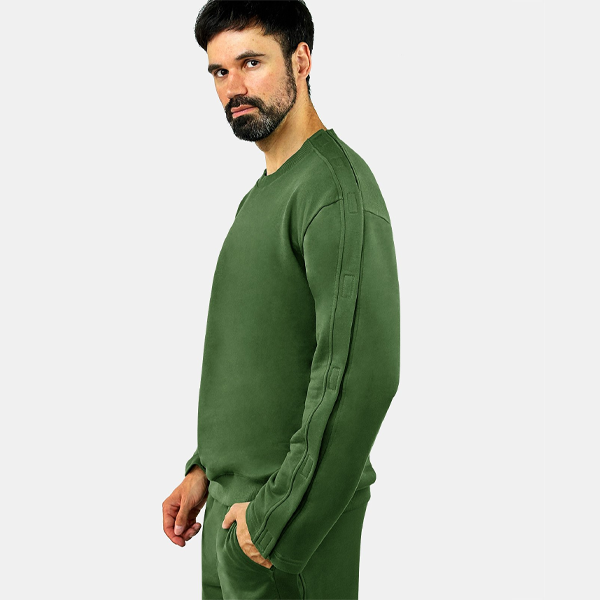 Адаптивний чоловічий світшот на липучках PLUS PLUS (хакі) 3