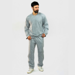 Адаптивный мужской костюм (свитшот + штаны) на липучках PLUS PLUS (меланж) 3