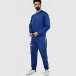 Адаптивний чоловічий світшот з блискавкою на комірі PLUS PLUS (синій) 3