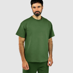 Набір чоловічого адаптивного одягу №2: футболка + дві майки PLUS PLUS (хакі) 7