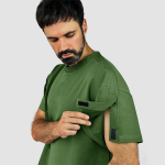 Набір чоловічого адаптивного одягу №5: майка + футболка + шорти + штани + двоє трусів PLUS PLUS (хакі) 2