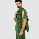 Набір чоловічого адаптивного одягу №5: майка + футболка + шорти + штани + двоє трусів PLUS PLUS (хакі) 3