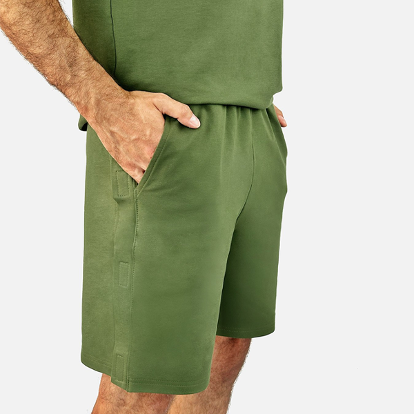 Адаптивні чоловічі шорти на липучках PLUS PLUS (хакі) 2