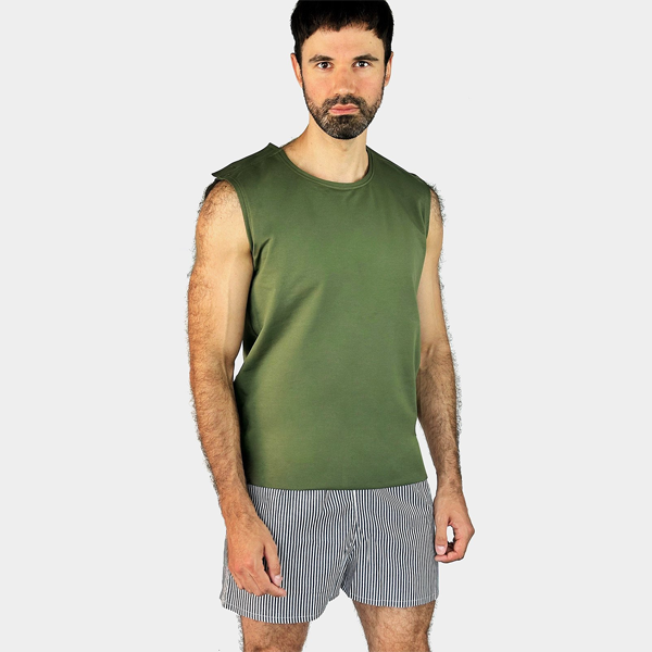 Адаптивні чоловічі труси на липучках PLUS PLUS (чорно-білий) 4