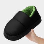 Адаптивні чоловічі сліпони-капці на флісі PLUS PLUS (чорний) 2