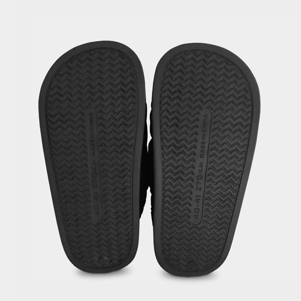 Адаптивні чоловічі сліпони-капці на флісі PLUS PLUS (чорний) 4