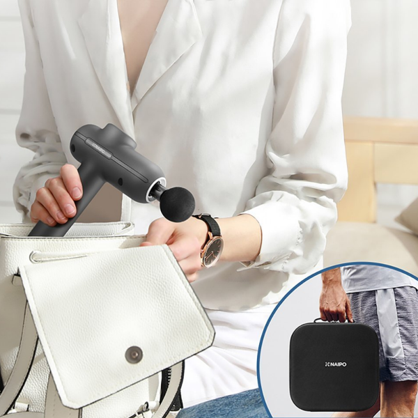 Массажер для тела перкуссионный ручной Massage Gun NAIPO MGG-2103 4