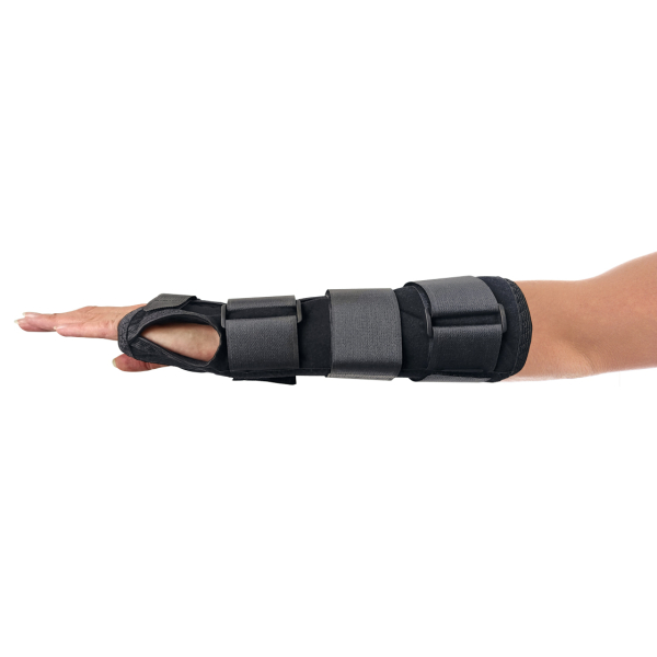 Бандаж для лучезапястного сустава с ребром жесткости универсальный удлиненный (30 см) Toros-Group, Тип 558 (черный) 3