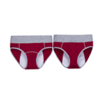 Трусы женские физиологические Спорт, Спорт+ BNB (цвет: бордовый, белая ластовица)