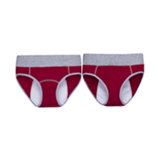 Трусы женские физиологические Спорт, Спорт+ BNB (цвет: бордовый, белая ластовица)