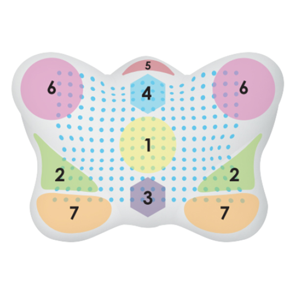 Подушка з ефектом пам'яті супер м'яка Olvi "Butterfly Soft" 2