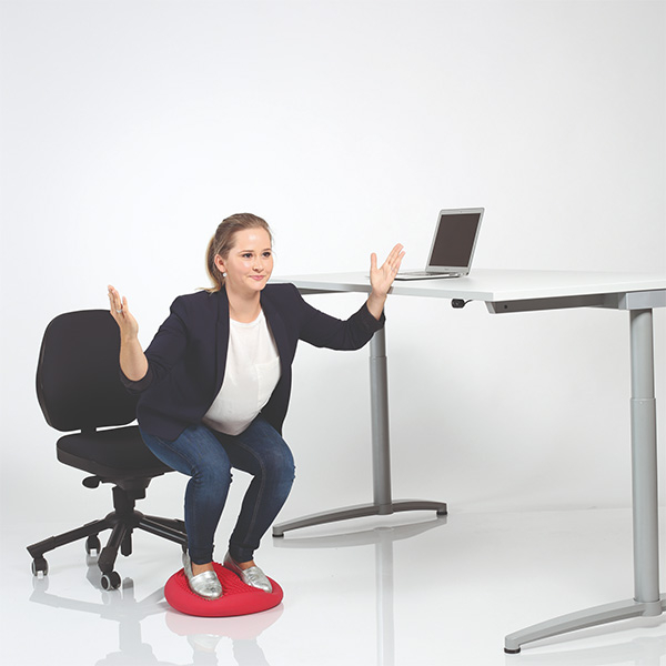 Балансировочная подушка Togu Dynair Ballkissen Senso 33 см, красная 3