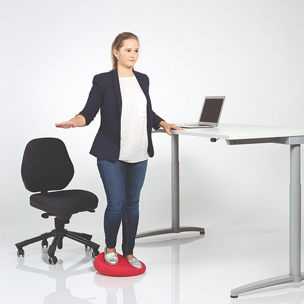 Балансировочная подушка Togu Dynair Ballkissen Senso 33 см, красная 4