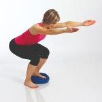 Балансировочная подушка Togu Dynair Ballkissen Senso 36 см, синяя 4