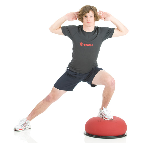 Балансировочная полусфера Togu Jumper Red, красная 4