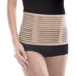 Бандаж до- и послеродовой с ребрами жесткости, пористый Toros-Group, Тип 114-П (бежевый) 2