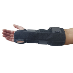 Бандаж (ортез) для лучезапястного сустава с ребром жесткости универсальный удлиненный (30 см) Toros-Group, Тип 558 (черный) 2