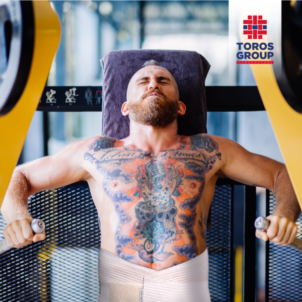 Бандаж підтримуючий жорсткий Toros-Group, Тип 213 (бежевий) 3