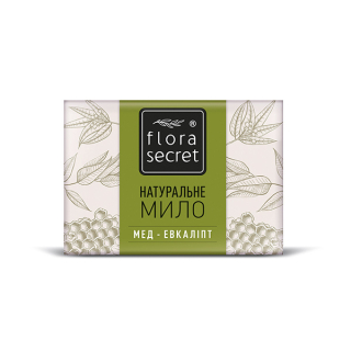 Мыло натуральное мед-эвкалипт Flora Secret
