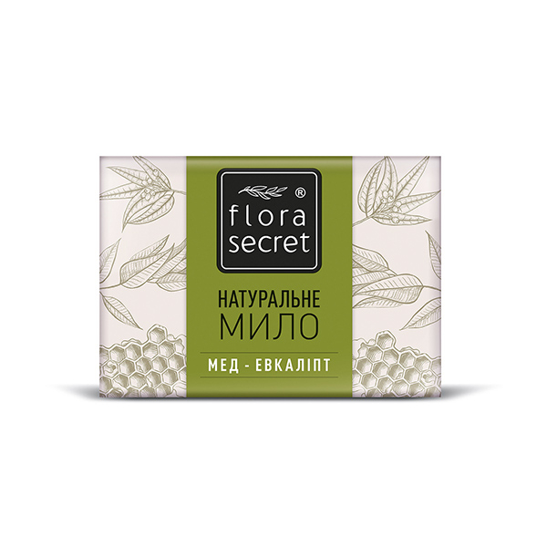 Мило натуральне мед-евкаліпт Flora Secret