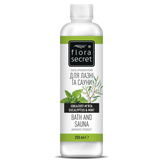 Засіб ароматичний для сауни і бані евкаліпт - м'ята Flora Secret 250 мл