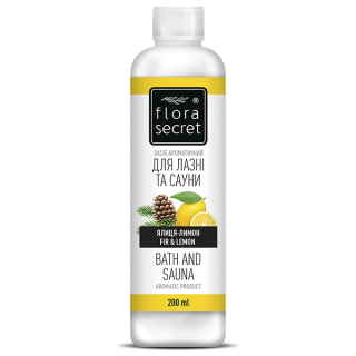 Засіб ароматичний для сауни і бані ялиця – лимон Flora Secret 250 мл