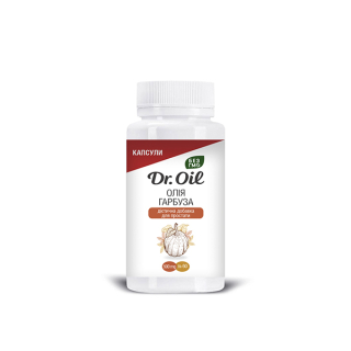 Добавка дієтична Flora Secret Dr.Oil олія гарбуза, в капсулах № 60