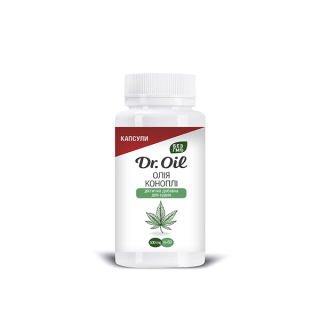 Добавка дієтична Flora Secret Dr.Oil олія конопляна, в капсулах № 60