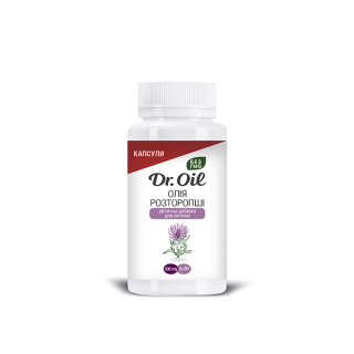 Добавка дієтична Flora Secret Dr.Oil олія розторопші, в капсулах № 60