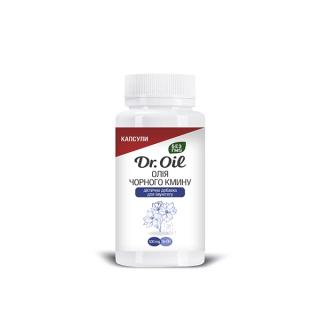 Добавка дієтична Flora Secret Dr.Oil олія чорного кмину, в капсулах № 60