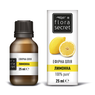 Ефірна олія лимонна Flora Secret 25 мл