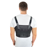 Бандаж для фиксации грудной клетки мужской "Люкс" Toros-Group, тип 155ч-А (черный) 2