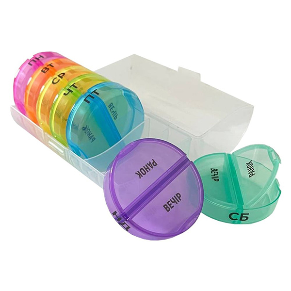 Органайзер для таблеток Enjee, Неделя РТ 95289 2