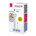 Электрическая звуковая зубная щетка B.Well PRO-850, белая 2