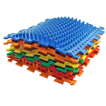 Килимок масажний ортопедичний для стоп "Пазли Мікс" Трава Olvi, 1 елемент 2