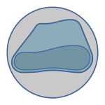 Тришарова ортопедична подушка з ефектом пам'яті Olvi J2503 3