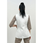 Медичний жилет Аляска 2 Topline, стійка, стьобаний (білий) 2