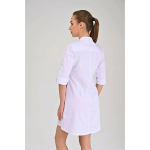 Медицинский женский халат Невада Topline (белый - красный 3/4) 3 Toros Медицинский женский халат Невада Topline (белый - красный 3/4) 3