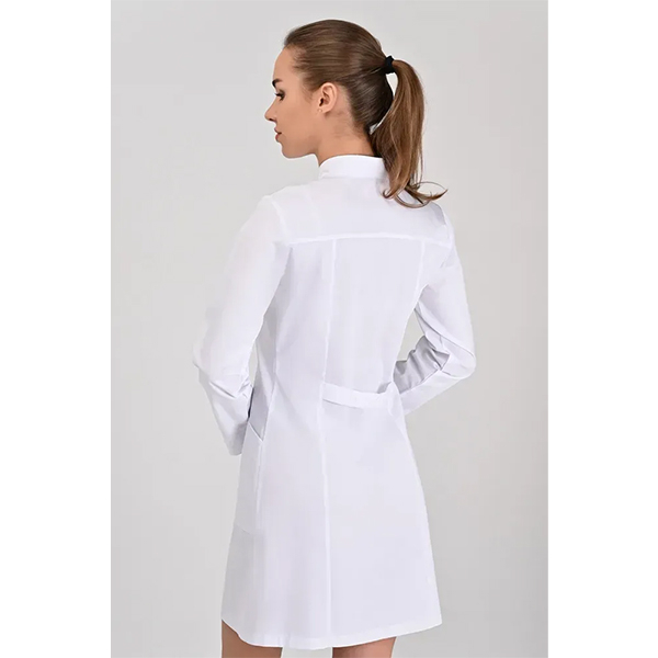 Медицинский женский халат Пекин Topline (белый, длинный рукав, кнопка) 3 Toros Медицинский женский халат Пекин Topline (белый, длинный рукав, кнопка) 3