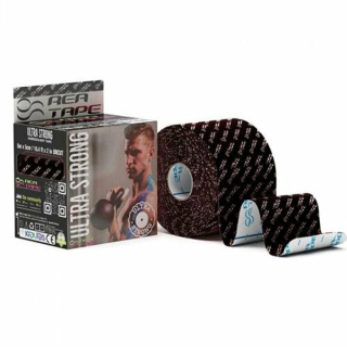 Кинезио тейп (5 м х 5 см) Rea Tape Ultra Strong (черный)