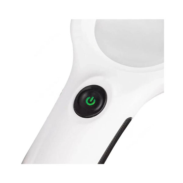 Лупа ручная с LED и UV-подсветкой Ridni RD-9587, 3x увеличение (d-75 мм) 2