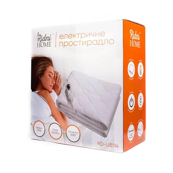 Простыня электрическая Ridni Home RD-UB114 2