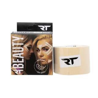 Кинезио тейп (5 м х 5 см) Rea Tape Beauty (бежевый)