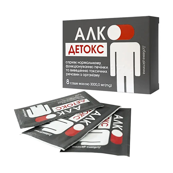 Алко-детокс с подсластителем, саше 3000 мг, №8